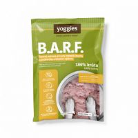 2 kg Yoggies B.A.R.F. 100% krůta s probiotiky a kloubní výživou Syrové maso pro psy