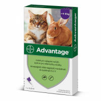 Advantage S.O. kočka a.u.v. 4kg a více - fialový sol 1x0,8ml /pipeta/