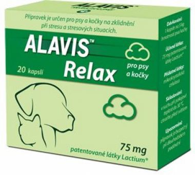 ALAVIS RELAX 20cps/75mg/pes-kočka