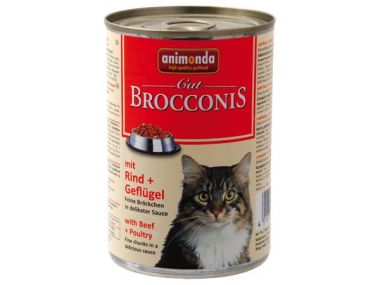 ANIMONDA cat konzerva BROCCONIS 400g hovězí/drůbeží