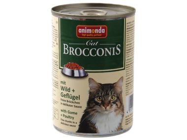 ANIMONDA cat konzerva BROCCONIS 400g zvěřina/drůbež