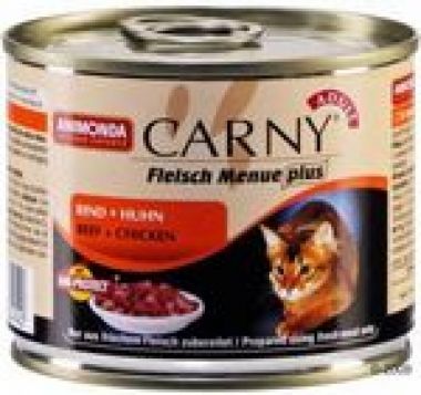 ANIMONDA cat konzerva CARNY rind/huhn 200g