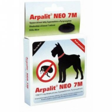 ARPALIT Neo 7M antiparazitní obojek PSI 66cm hnědý
