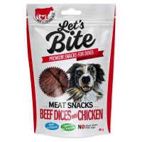 BRIT Let´s Bite Meat Snacks Beef Dices with Chicken (80g)