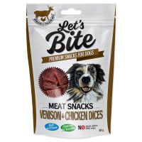 BRIT Let´s Bite Meat Snacks Venison & Chicken Dices (80g)