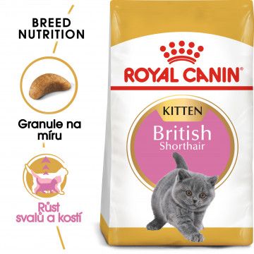 Royal Canin British Shorthair Kitten granule pro britská krátkosrstá koťata 2kg