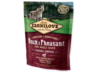 CARNILOVE Duck and Pheasant adult cats Hairball Control (400g)