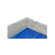 Chladící obdelníkový pelech Cool Dreamer s okrajem šedo/modrý 100x65 cm