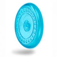 Frisbee - létající talíř - modrý, odolná (gumová) hračka z termoplastické pryže