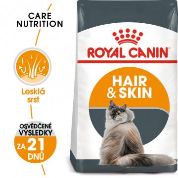 Royal Canin Hair and Skin Care granule pro kočky pro zdravou srst a kůži 2kg