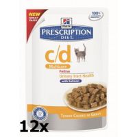 Hill's Prescription Diet Feline C/D kaps. Salmon 12 x 85 g