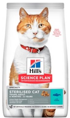 Hill's Science Plan Feline Young Adult Sterilised Tuna 10 kg