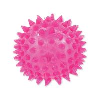 Hračka DOG FANTASY míček LED růžový 6 cm (1ks)