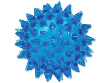 Hračka DOG FANTASY míček pískací modrý 5 cm (1ks)