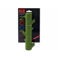 Hračka DOG FANTASY silikonová větev tmavě zelená (1ks)
