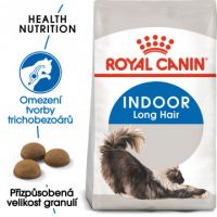 Royal Canin Indoor Longhair granule pro kočky žijící uvnitř a zdravou srst 2kg