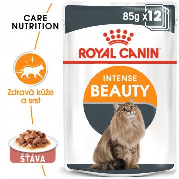 Royal Canin Intense Beauty Gravy kapsička pro kočky ve šťávě 12x
