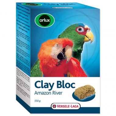Jílový blok VERSELE-LAGA Clay Bloc Amazon River pro větší papoušky (550g)