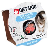 Kalíšek ONTARIO Fresh Brunch Kitten Ocean Fish 80g