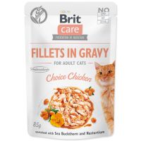 Kapsička BRIT Care Cat Fillets in Gravy Choice Chicken 85g