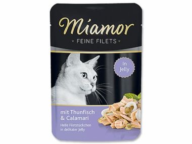 Kapsička Miamor Filet tuňák + kalamáry   (100g)