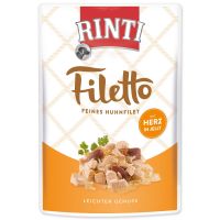 Kapsička RINTI Filetto kuře + kuřecí srdce v želé (100g)