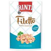 Kapsička RINTI Filetto kuře + losos v želé (100g)