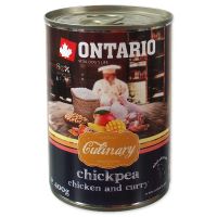 Konzerva ONTARIO Culinary Chickpea, Chicken and Curry (400g)