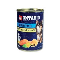 Konzerva ONTARIO mini multi fish and salmon oil (400g)