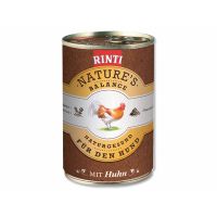 Konzerva RINTI Nature‘s Balance kuře + hnědá rýže + vejce (400g)
