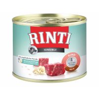 Konzerva Rinti Sensible hovězí + rýže   (185g)