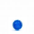 Míč s bodlinami - modrý, odolná (gumová) hračka z termoplastické pryže