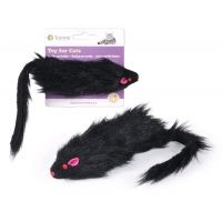 Myška černá chlupatá, 15cm