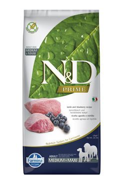 N&D PRIME DOG Adult M/L Lamb & Blueberry 2,5kg