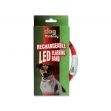Obojek DOG FANTASY LED světelný červený 70 cm (1ks)