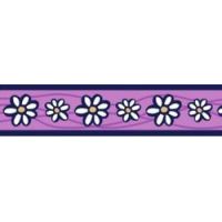 Obojek RD 12 mm x 20-32 cm - Daisy Chain Purple