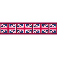 Obojek RD 12 mm x 20-32 cm - Union Jack Flag