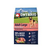 ONTARIO Adult Large Beef & Rice (2,25kg)
