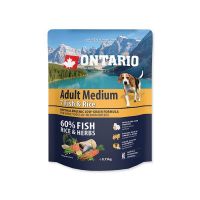 ONTARIO Adult Medium Fish & Rice (0,75kg)