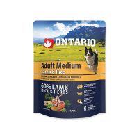 ONTARIO Adult Medium Lamb & Rice (0,75kg)