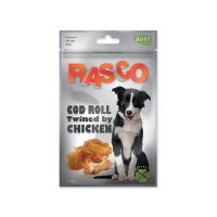 Pochoutka RASCO tresčí rolky obalené kuřecím masem (80g)