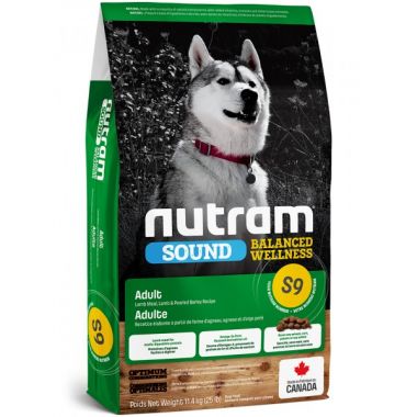 S9 Nutram Sound Adult Dog Lamb - pro dospělého psa, z jehněčího masa 2kg