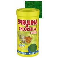 Spirulina Chlorella 250ml čistá řasa vločky