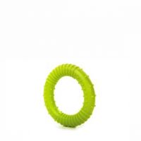 TPR – kroužek zelený, odolná (gumová) hračka z termoplastické pryže