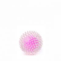 TPR míč s bodlinami růžový, odolná (gumová) hračka z termoplastické pryže