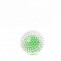 TPR míč s bodlinami zelený, odolná (gumová) hračka z termoplastické pryže