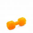 TPR – oranžová dentální činka, odolná (gumová) hračka z termoplastické pryže