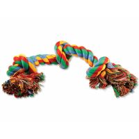 Uzel DOG FANTASY bavlněný barevný 3 knoty 50 cm (1ks)