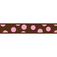 Vodítko RD 12 mm x 1,8 m - Pink Spots on Brown