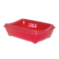 WC Arist-o-cat červené s okrajem, 50 cm